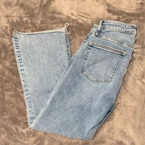 FRAME Le Crop Mini Boot Rolled Hem Jean